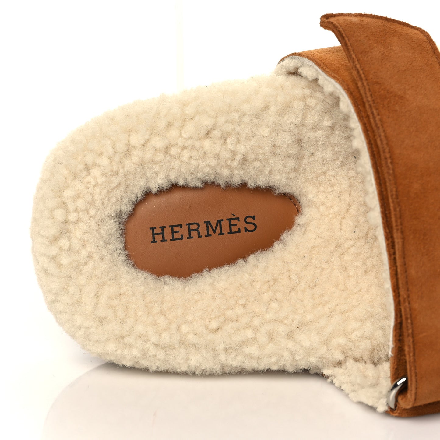 Suede Goatskin Woolskin Womens Chypre Sandals 37 Naturel Ecru
