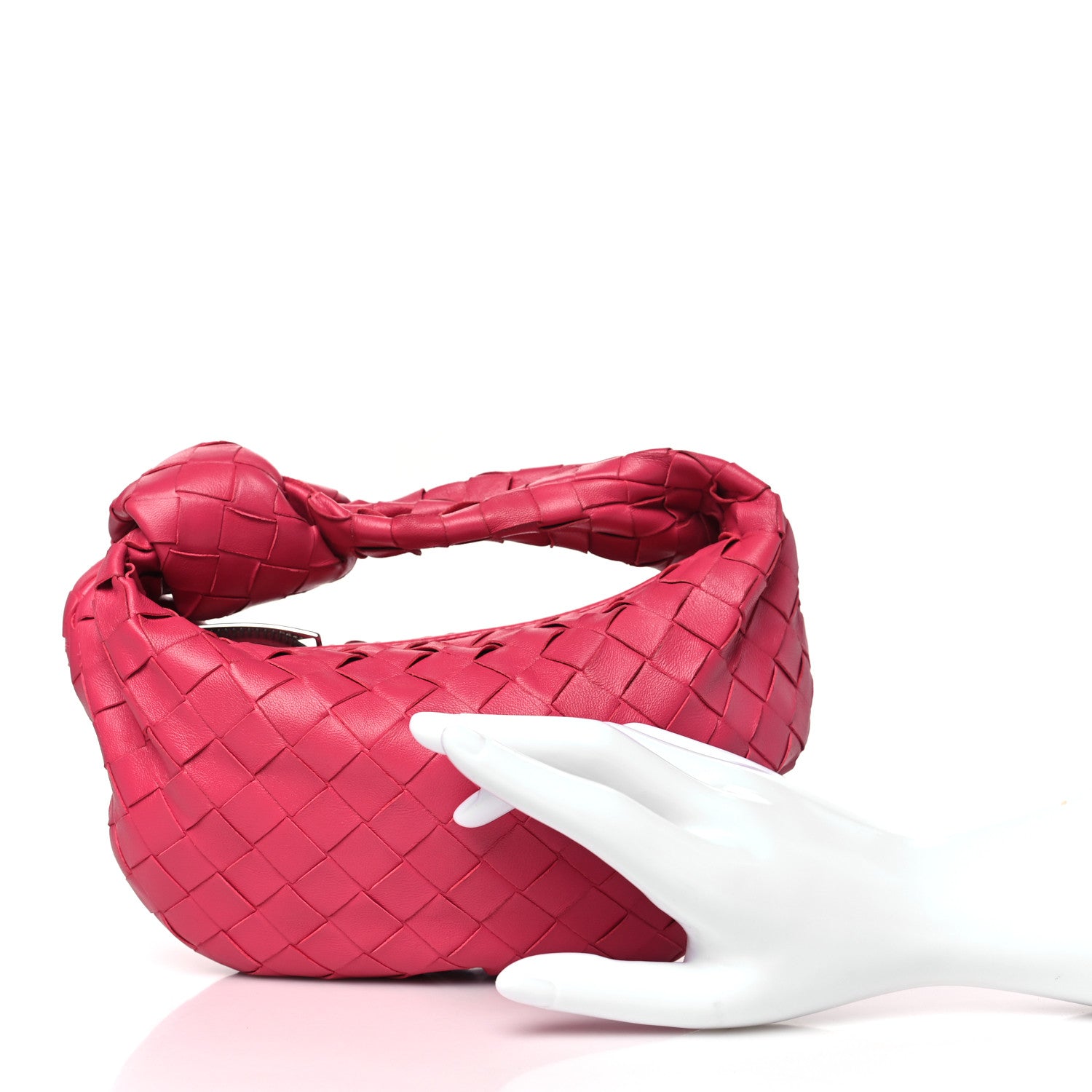 Bottega Veneta Nappa Intrecciato Mini Jodie Cranberry 2 of 11