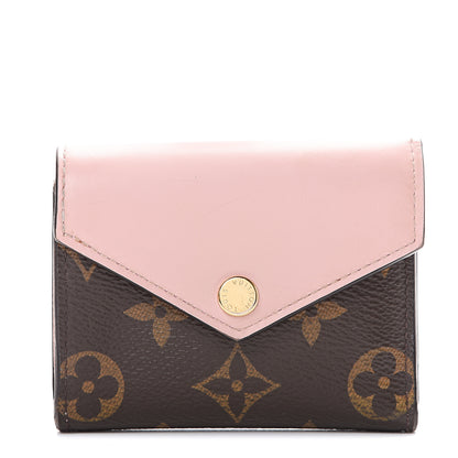 Louis Vuitton Monogram Zoe Wallet Rose Ballerine 1 of 11