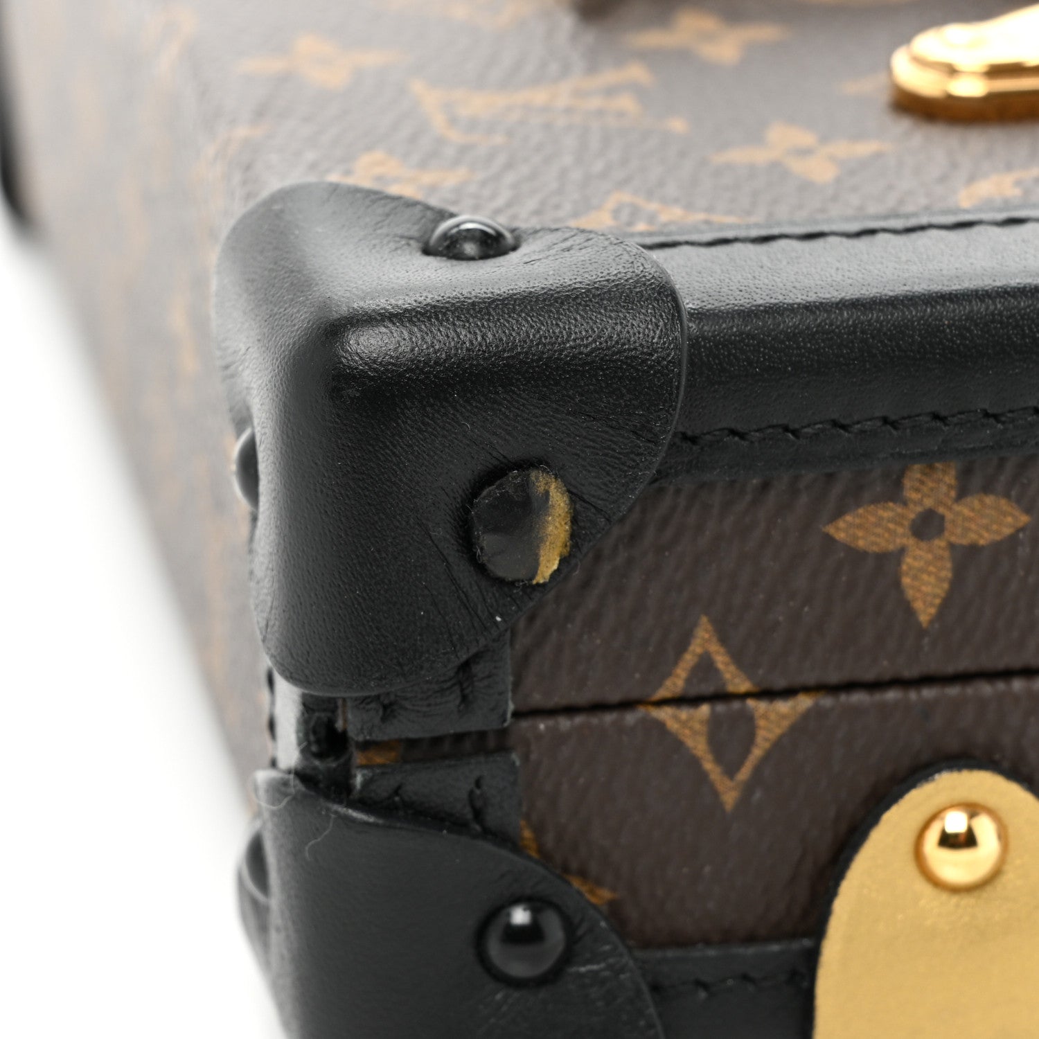 Louis Vuitton Monogram Column Petite Malle Black 13 of 17