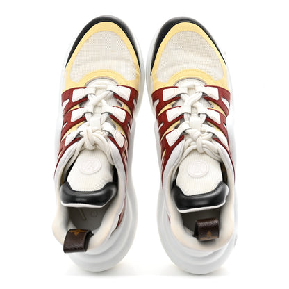 Louis Vuitton Calfskin Technical Nylon LV Archlight Sneakers 40.5 Terracotta 2 of 9