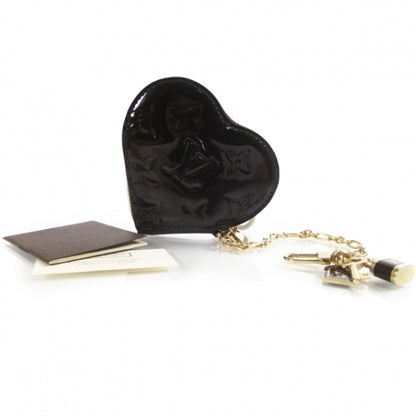 Louis Vuitton Vernis Coeur Heart Coin Purse Amarante 2 of 7