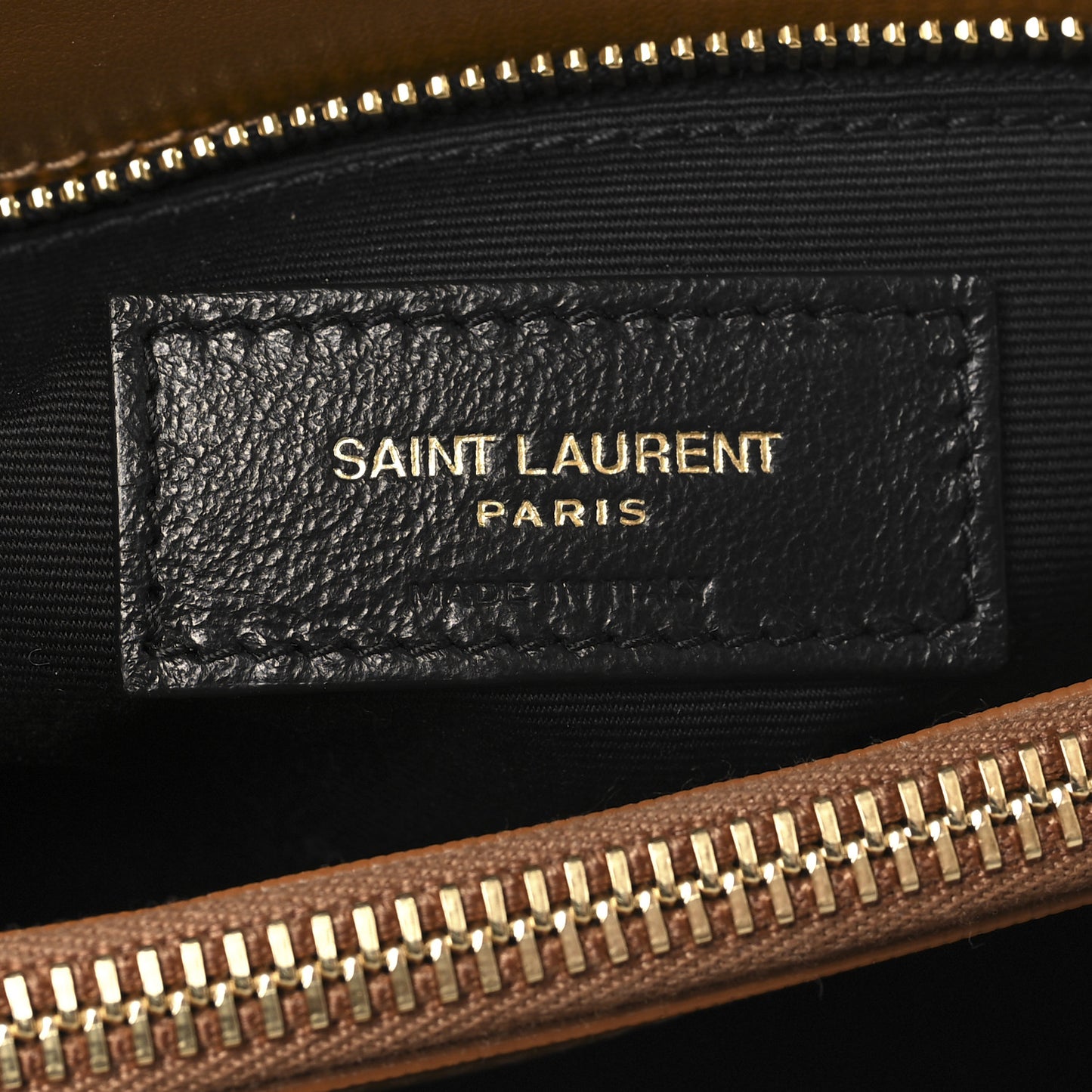 Calfskin Y Quilted Monogram Medium Loulou Chain Satchel Dark Natural