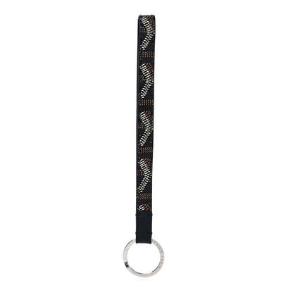 Goyard Goyardine Sesame Key Holder Black 1 of 6