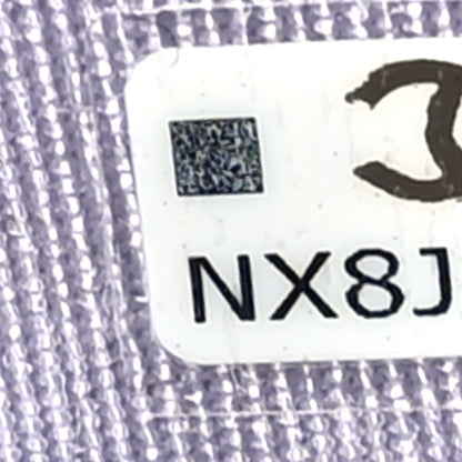 Chanel Metallic Lambskin Quilted Card Holder Light Purple 8 of 10