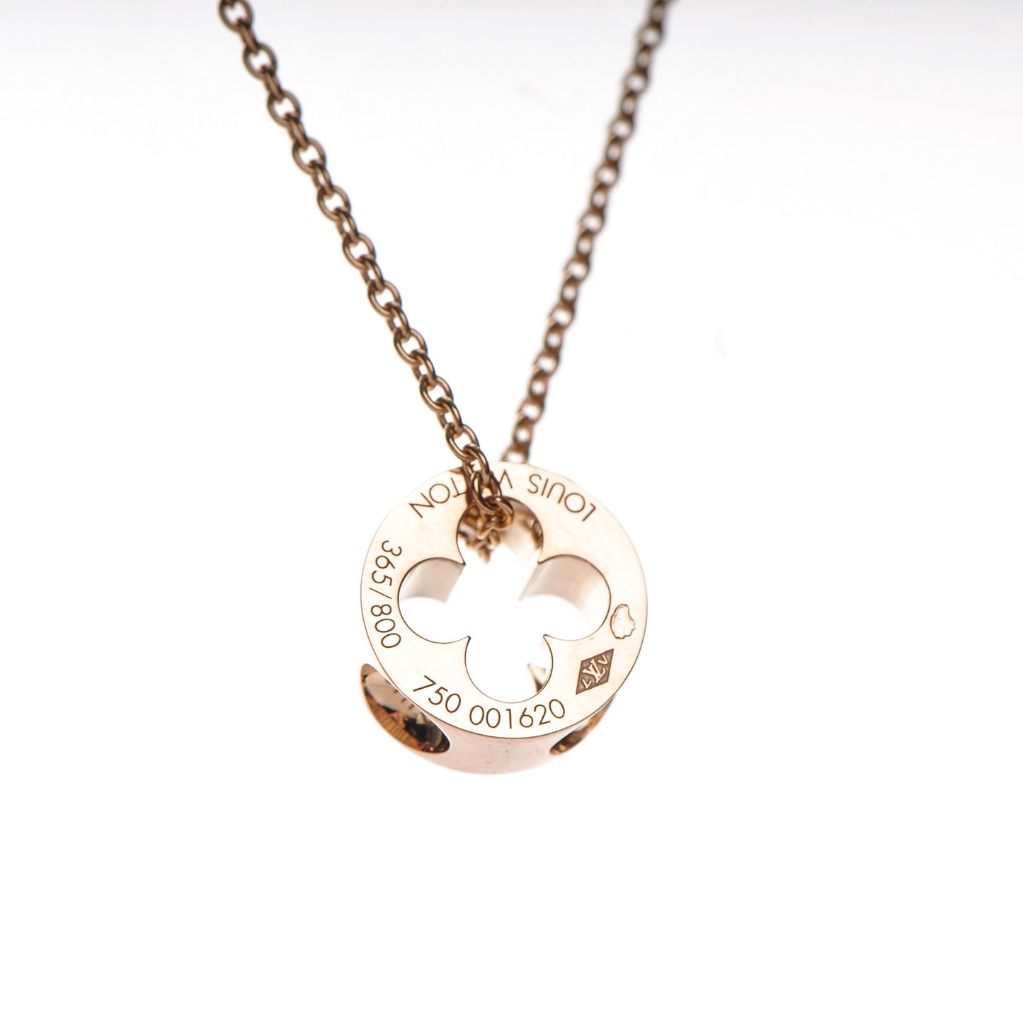 18K Yellow Gold Empreinte Pendant Necklace