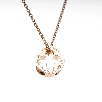 Louis Vuitton 18K Yellow Gold Empreinte Pendant Necklace 6 of 9