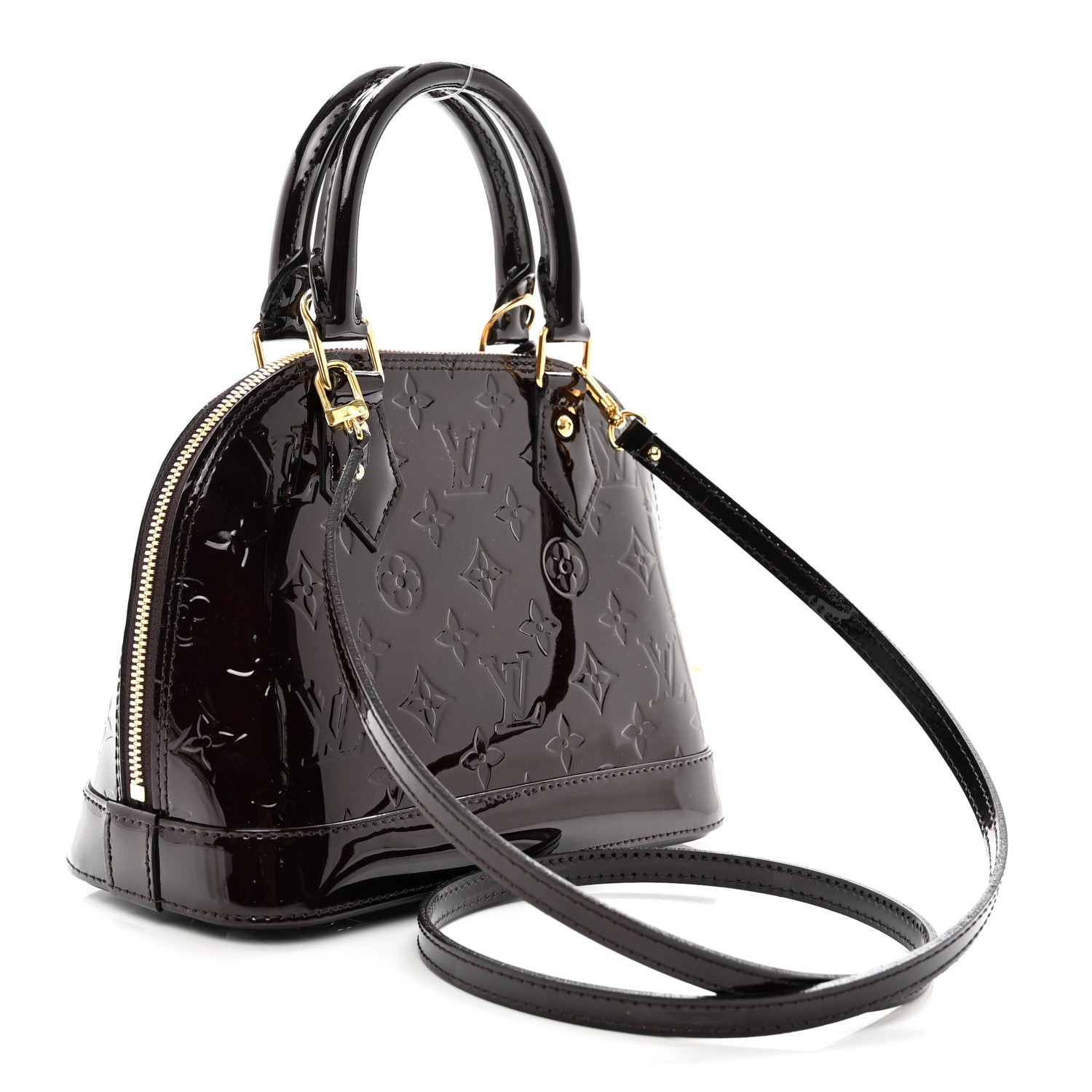 Louis Vuitton Vernis Alma BB Amarante 3 of 9