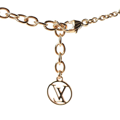 Louis Vuitton Essential V Necklace Gold 7 of 7