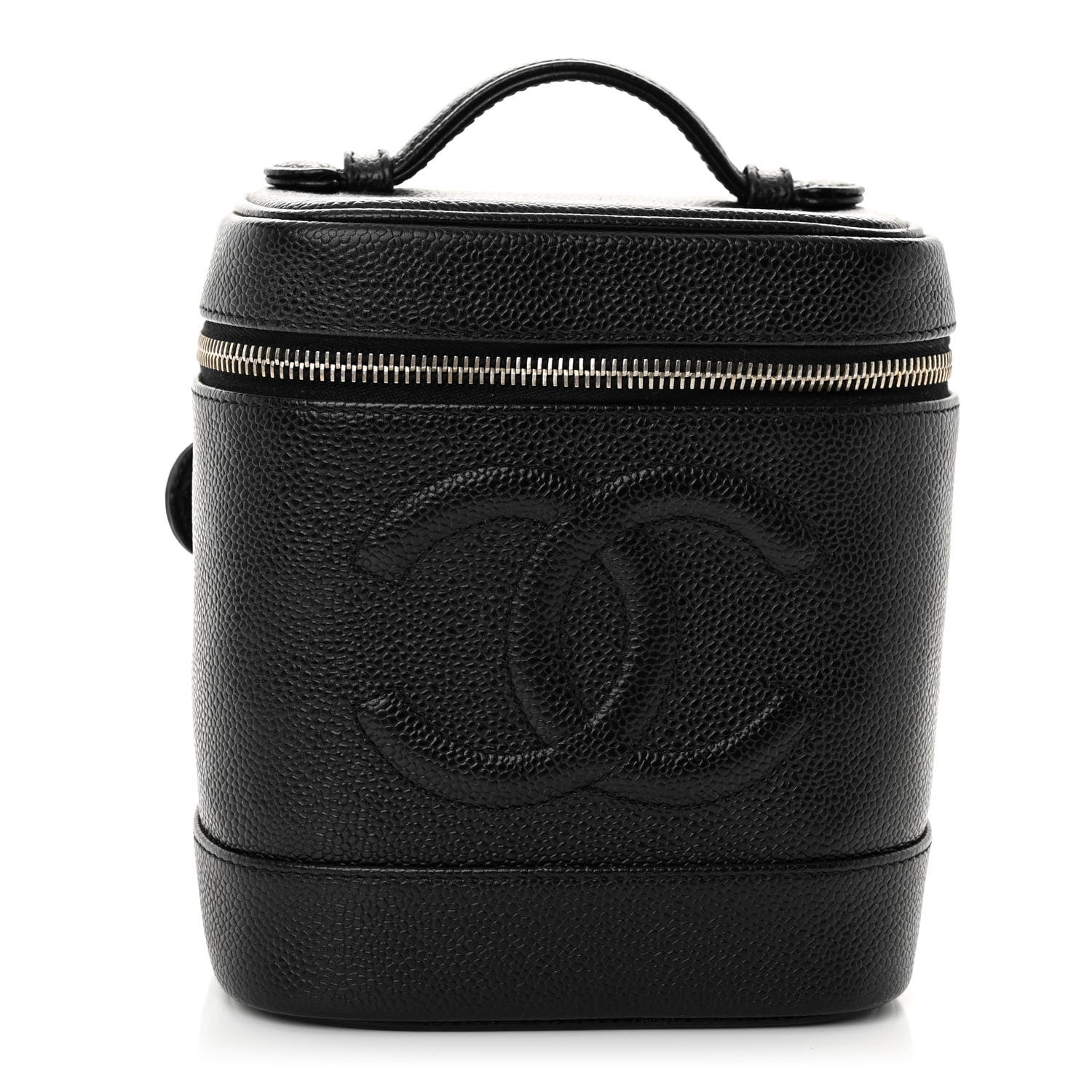 Chanel Caviar Vanity Cosmetic Case Black 1 of 17