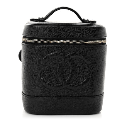 Chanel Caviar Vanity Cosmetic Case Black 1 of 17