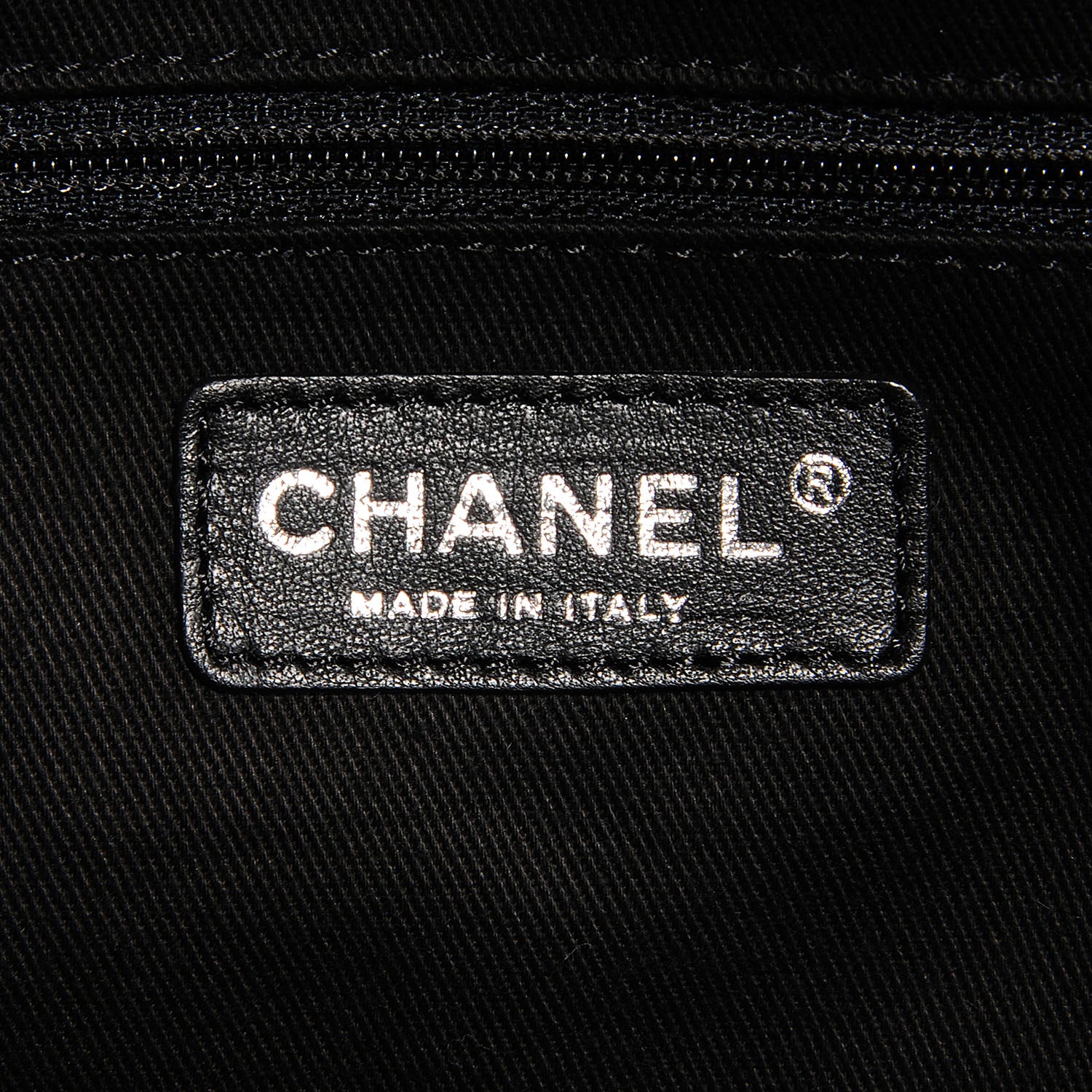 Chanel Calfskin Nylon Paris New York Duffel Bag Grey 6 of 7