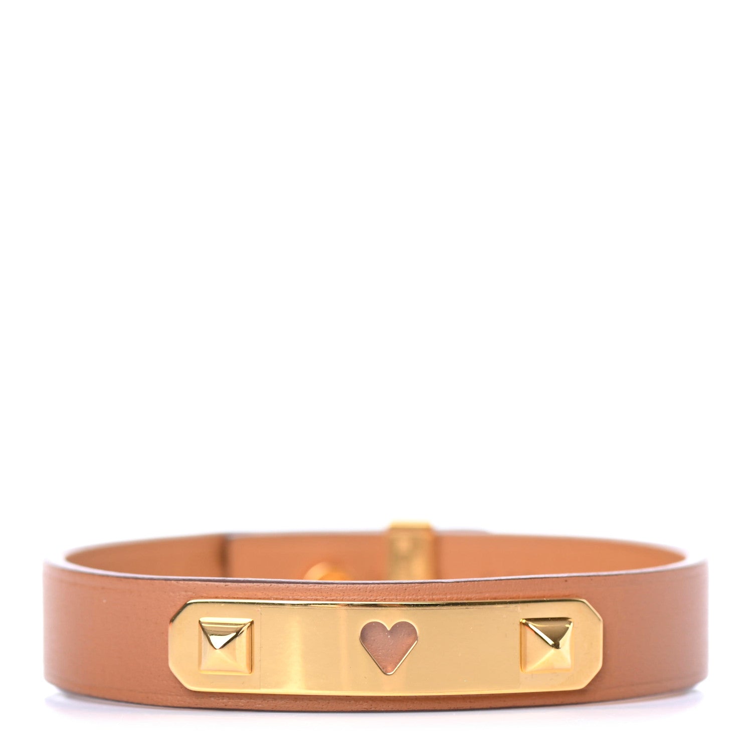 Hermes Swift As De Coeur Bracelet T3 Gold 1 of 4