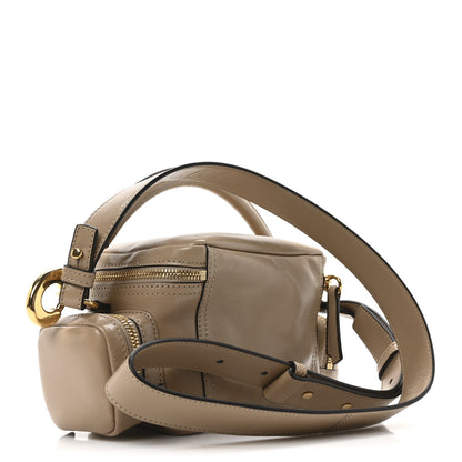 Chloe Shiny Buffalo Small Double Carry Camera Bag Brown 3 of 10