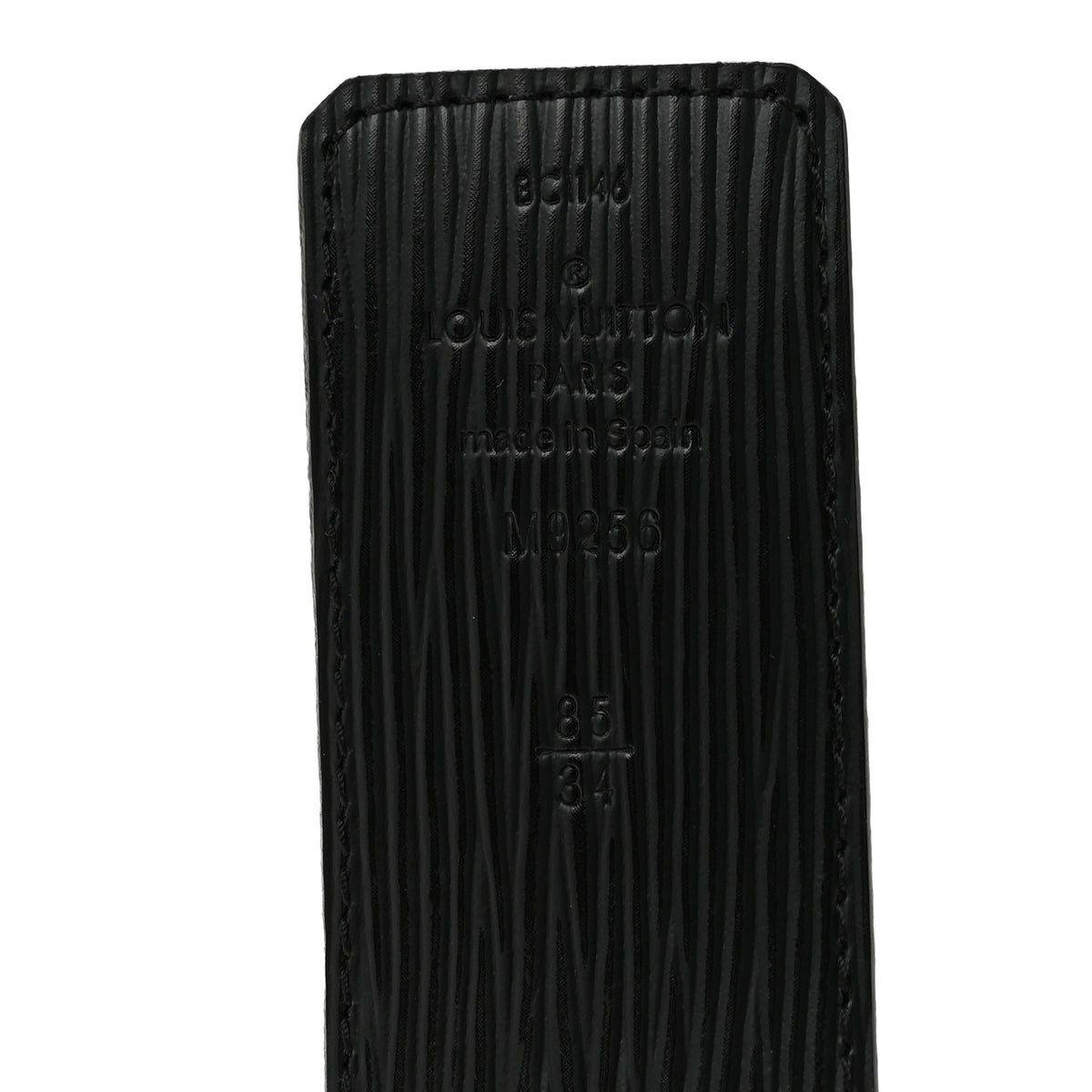 Epi 30mm LV Initiales Reversible Belt 85 34 Black