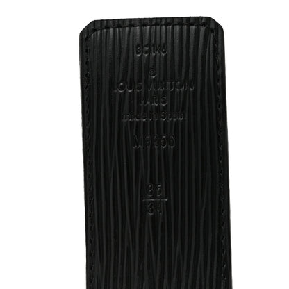 Louis Vuitton Epi 30mm LV Initiales Reversible Belt 85 34 Black 7 of 9