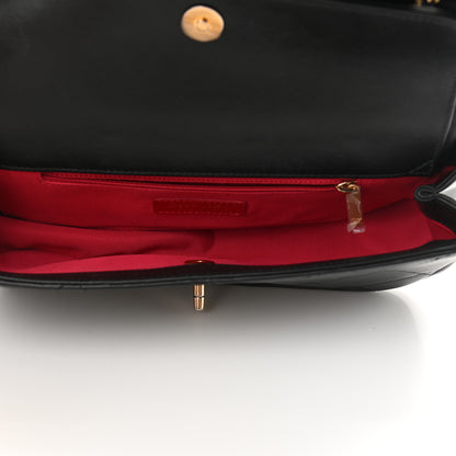Chanel Lambskin Small A Real Catch Flap Bag Black 5 of 12