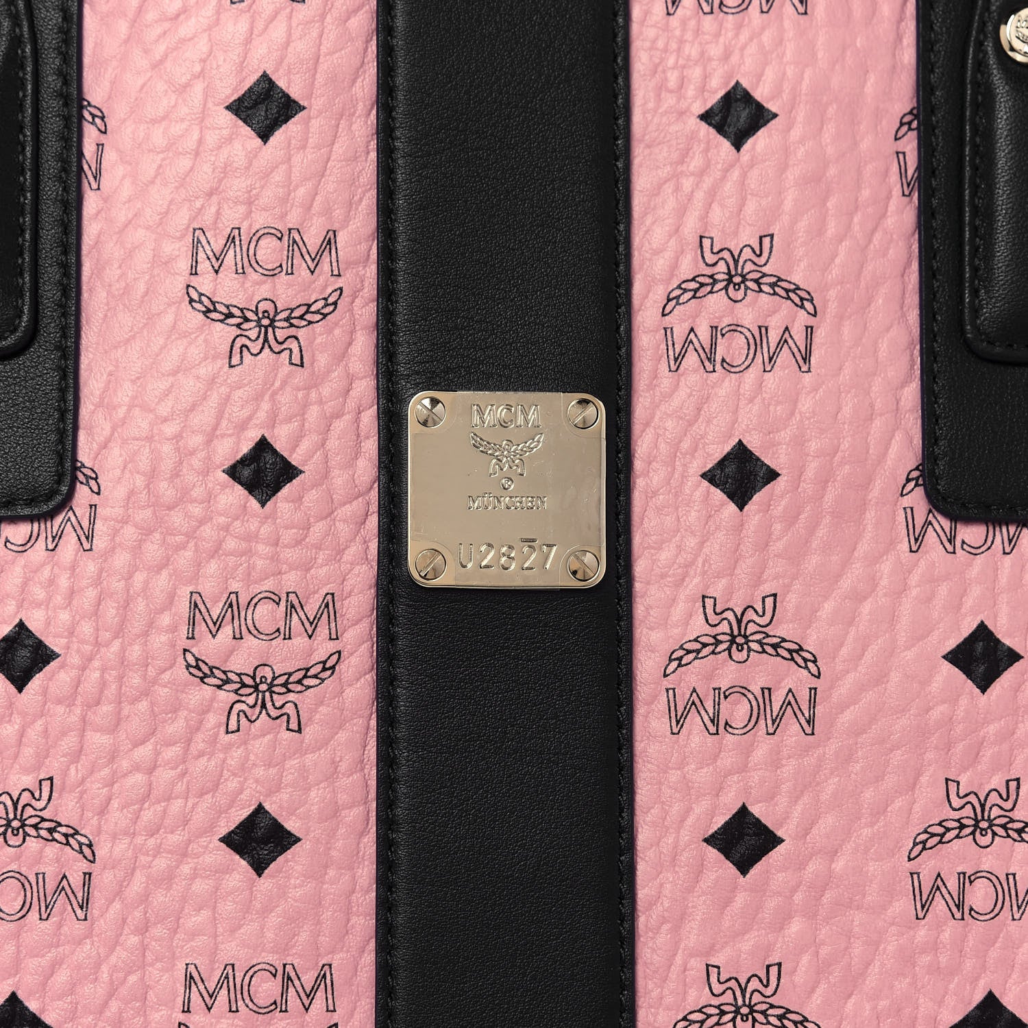 MCM Visetos Medium Liz Reversible Shopper Tote Soft Pink 7 of 19
