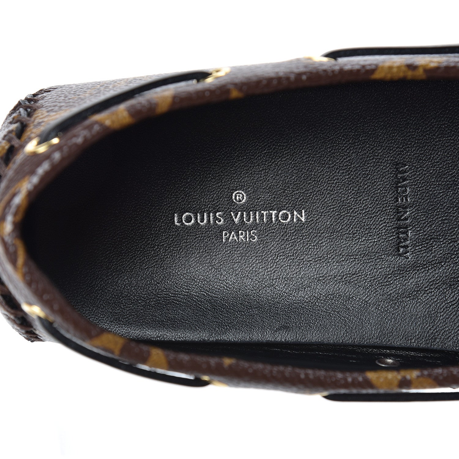 Louis Vuitton Patent Monogram Gloria Loafers 37.5 7 of 11