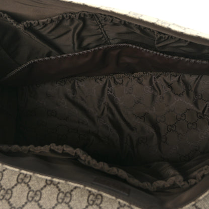 Gucci GG Plus Monogram Messenger Diaper Bag Dark Brown 5 of 8