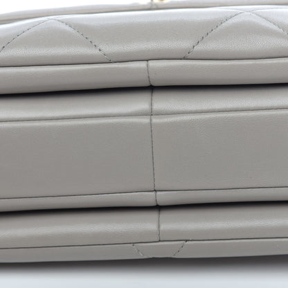 Chanel Lambskin Quilted Small Trendy CC Top Handle Flap Grey 9 of 10