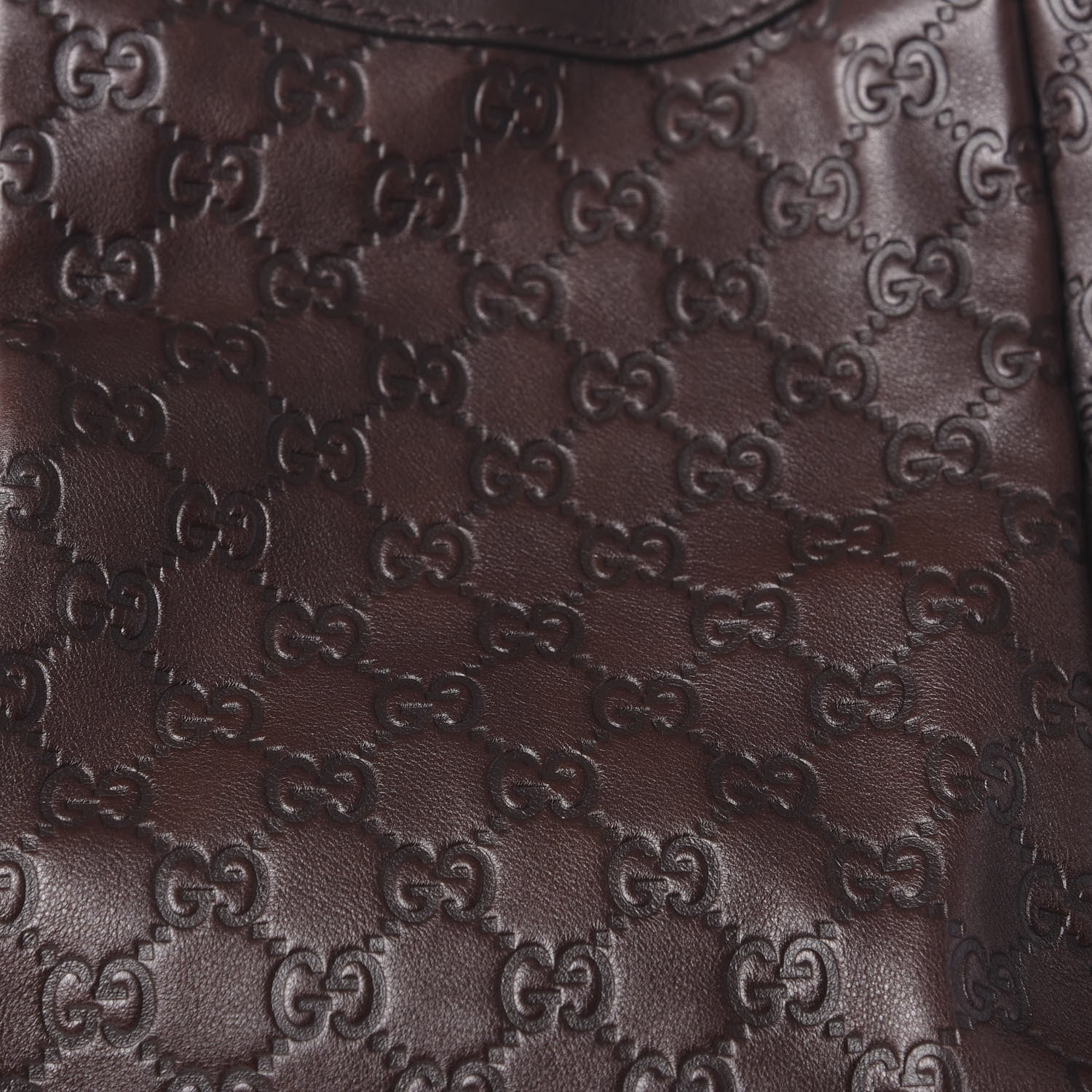 Gucci Guccissima Signature Large Sukey Tote Chocolate 7 of 9