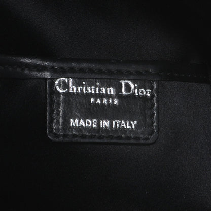 Christian Dior Calfskin Cannage Cross Body Bag Black 6 of 8