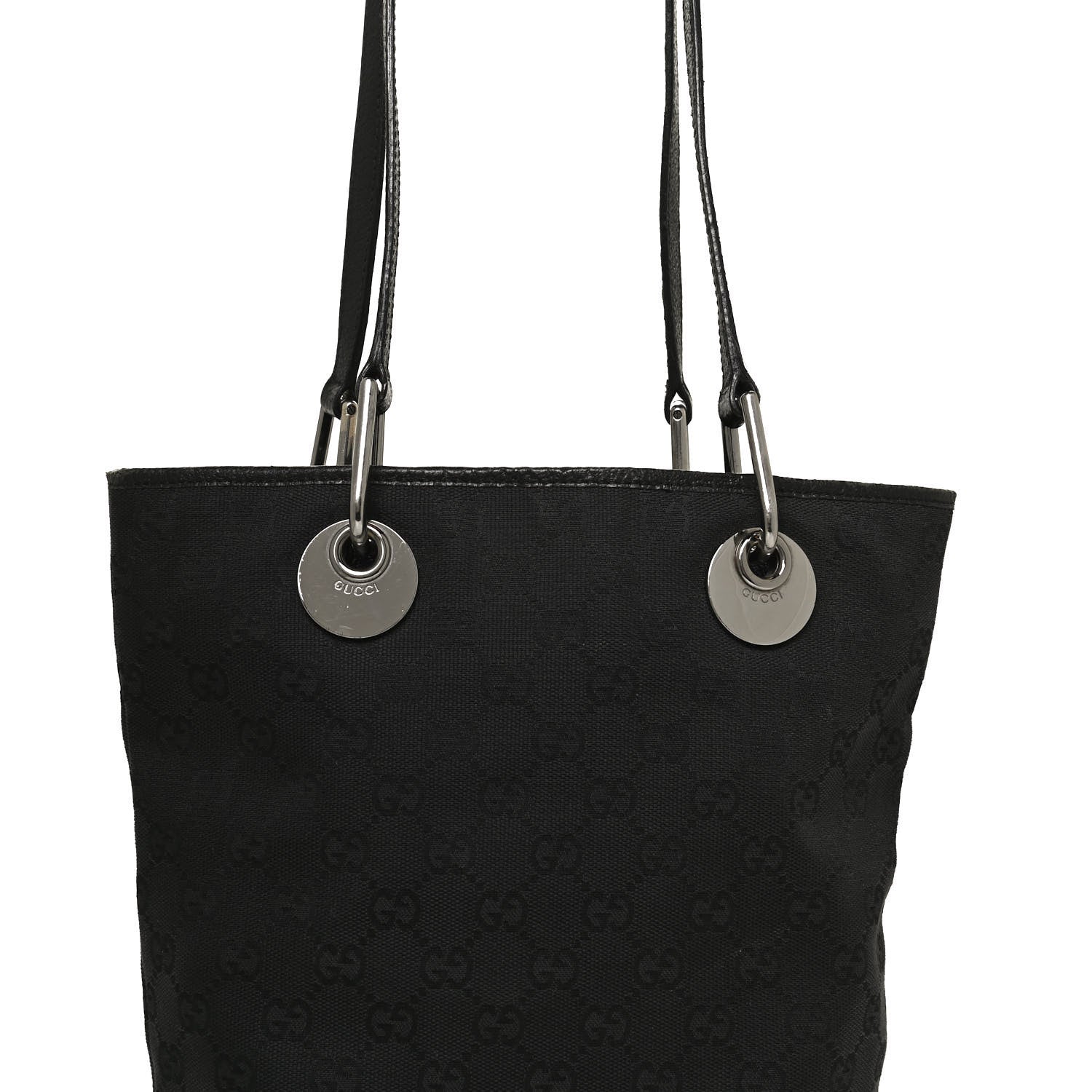 Gucci Monogram Small Eclipse Tote Black 14 of 25