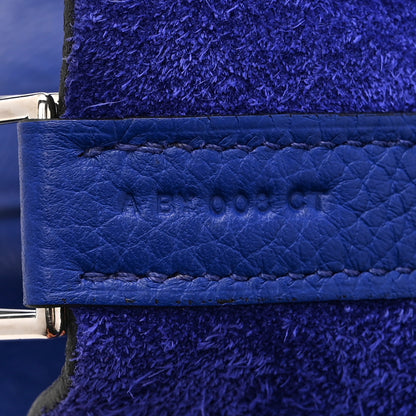 Hermes Taurillon Clemence Picotin Lock 26 GM Bleu Electrique 7 of 10