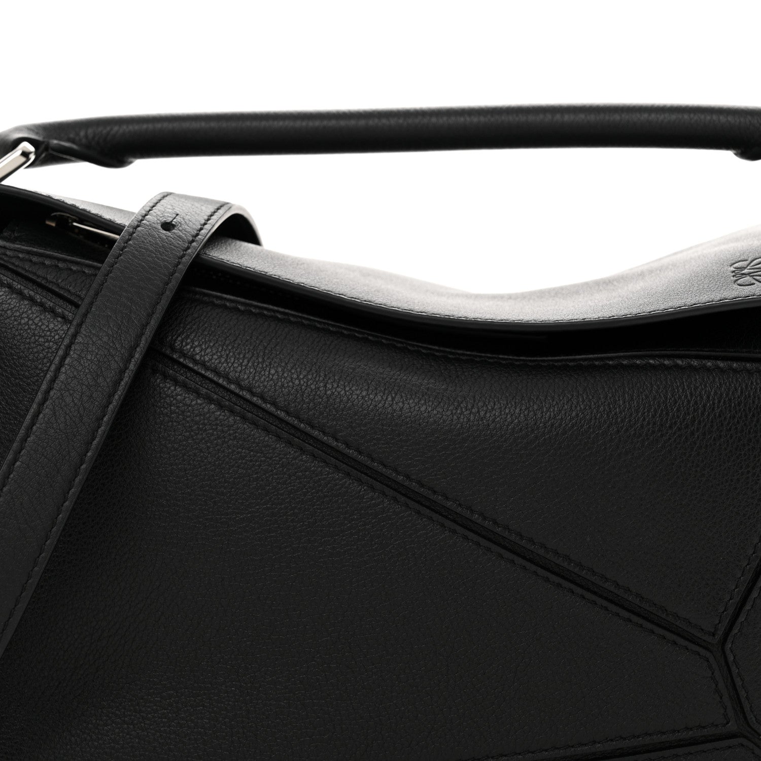 Loewe Calfskin Small Puzzle Bag Black 8 of 13