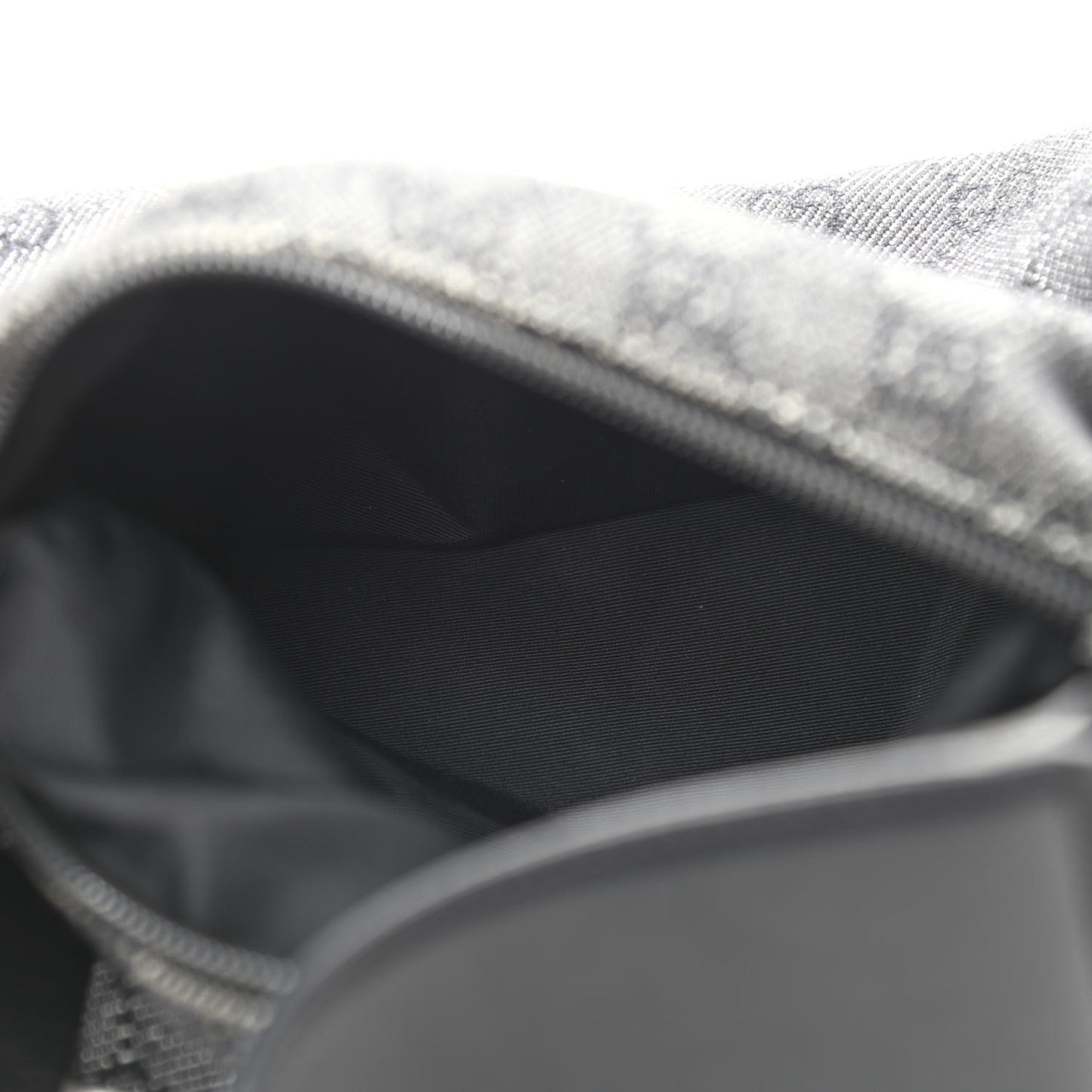Denim Monogram GG Signature Shoulder Bag Black