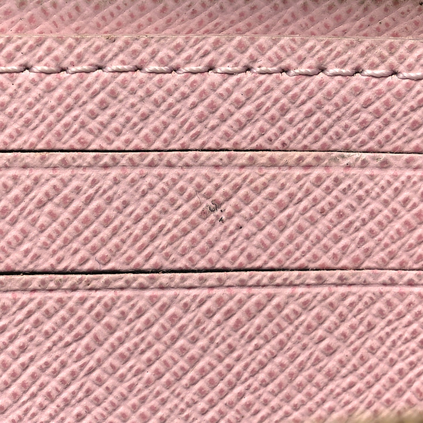 Monogram Clemence Wallet Rose Ballerine
