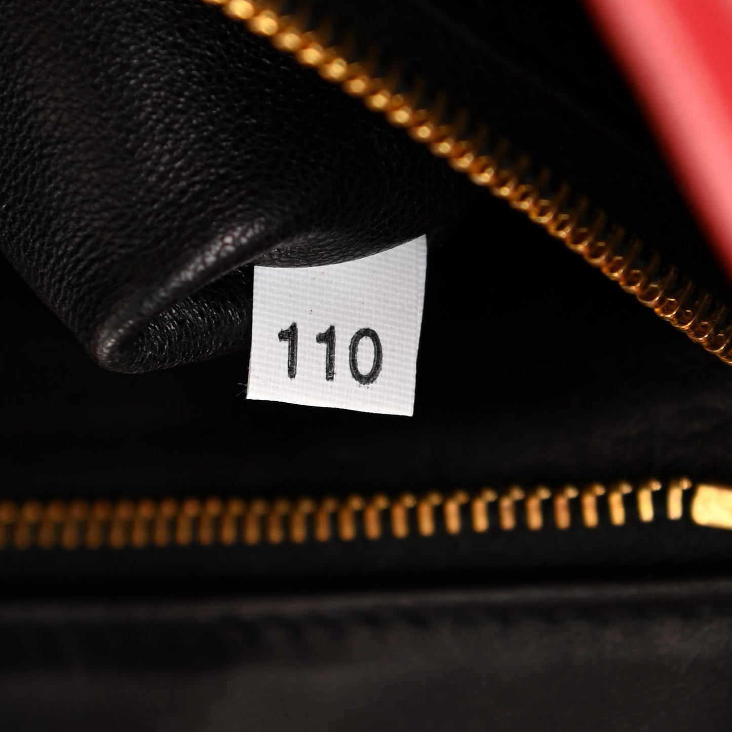 Nappa Zip Pouch Fuoco