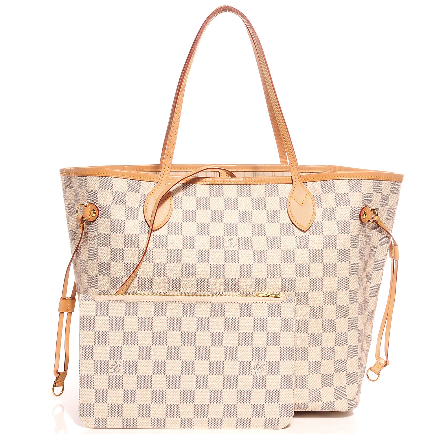 Louis Vuitton Damier Azur Neverfull MM 5 of 9