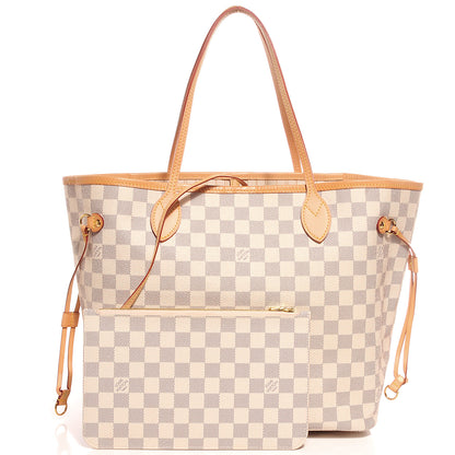 Louis Vuitton Damier Azur Neverfull MM 5 of 9