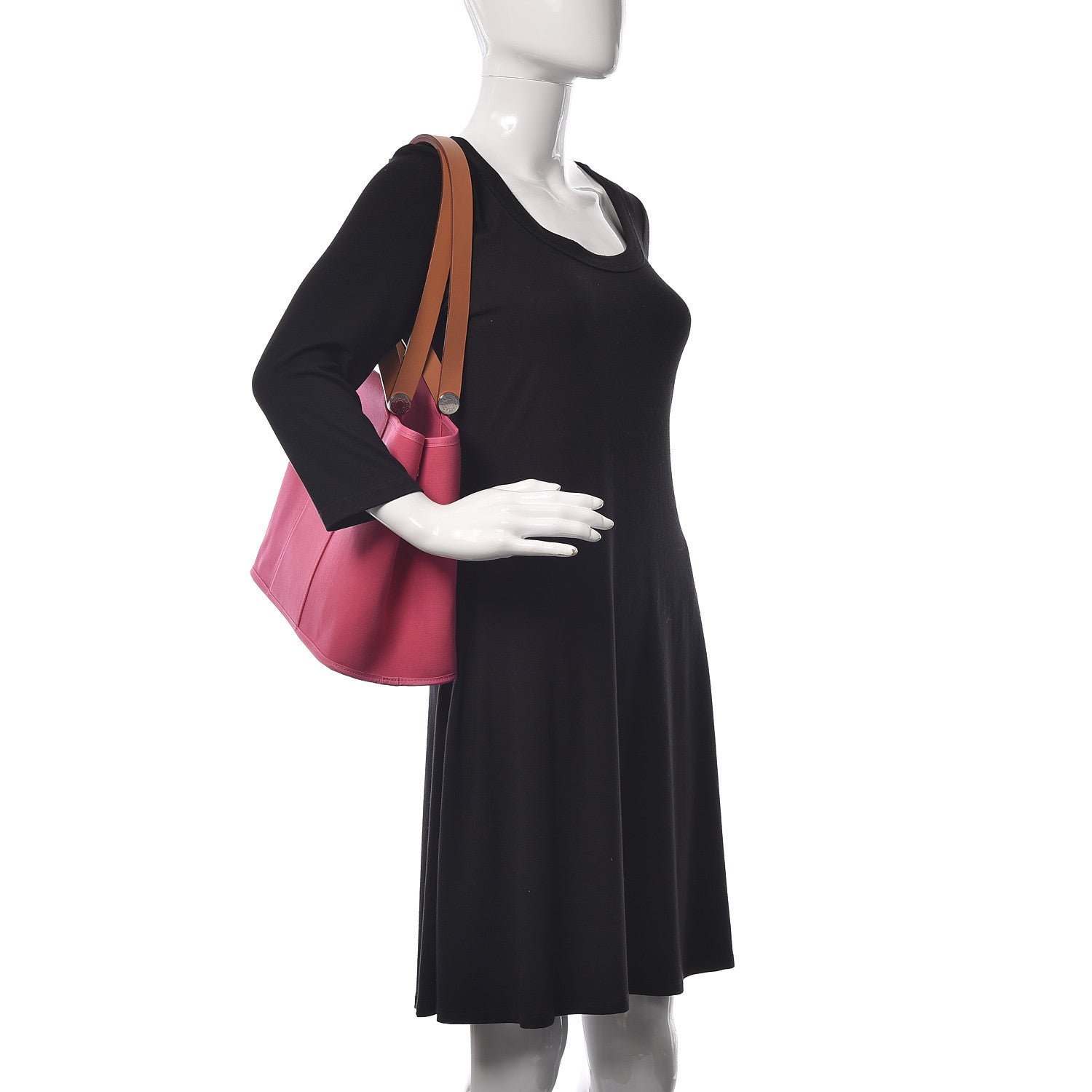 Hermes Toile Cabag 39 Rose Lipstick 2 of 18