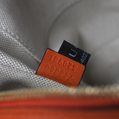 Gucci Sakai Be Green Calfskin Diagonal Stitched Small Blondie Shoulder Bag Orange 7 of 10