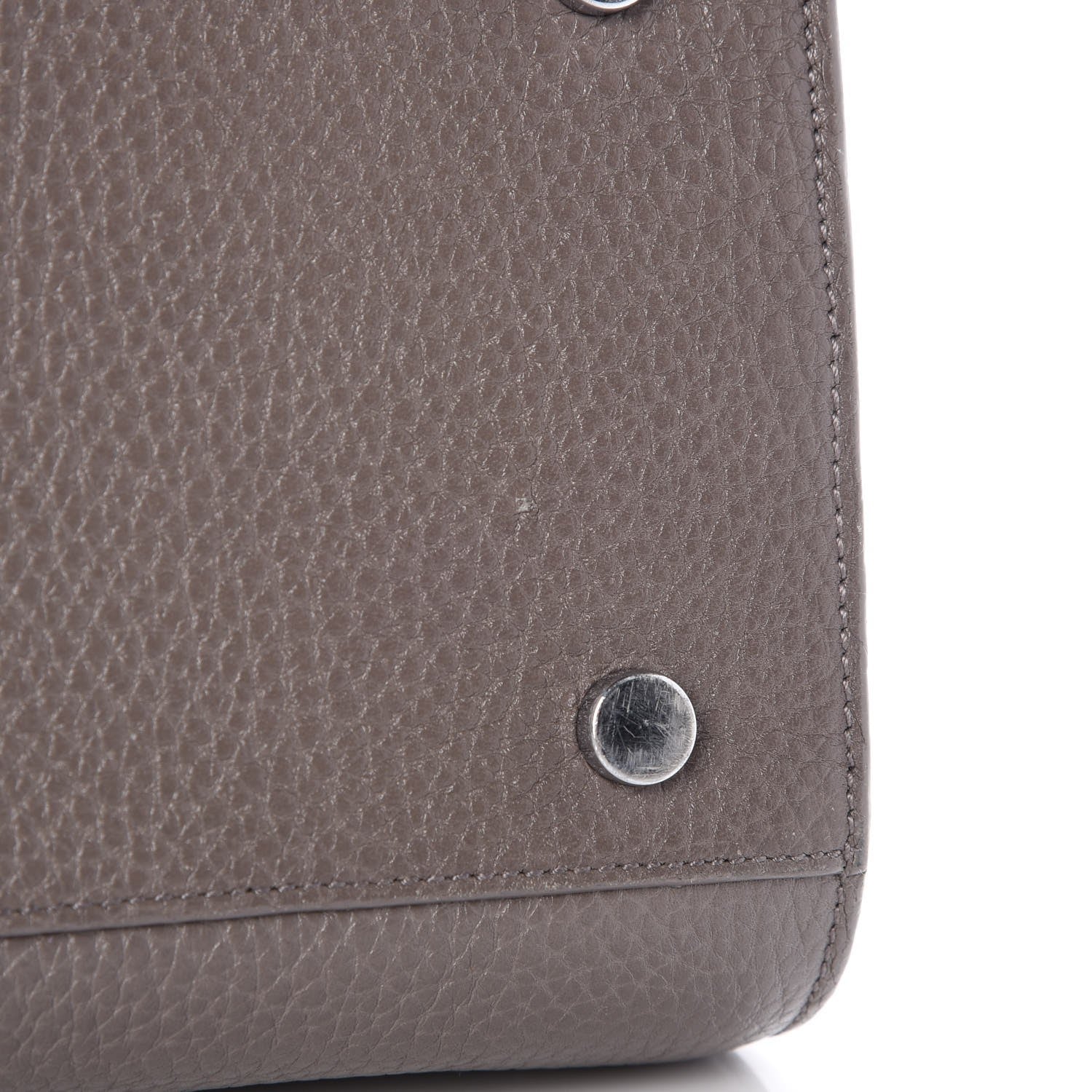 Saint Laurent Grained Calfskin Small Sac De Jour Fog 12 of 14