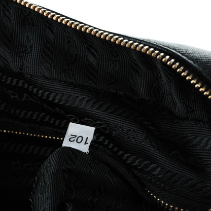 Prada Saffiano Lux Bowler Black 7 of 7