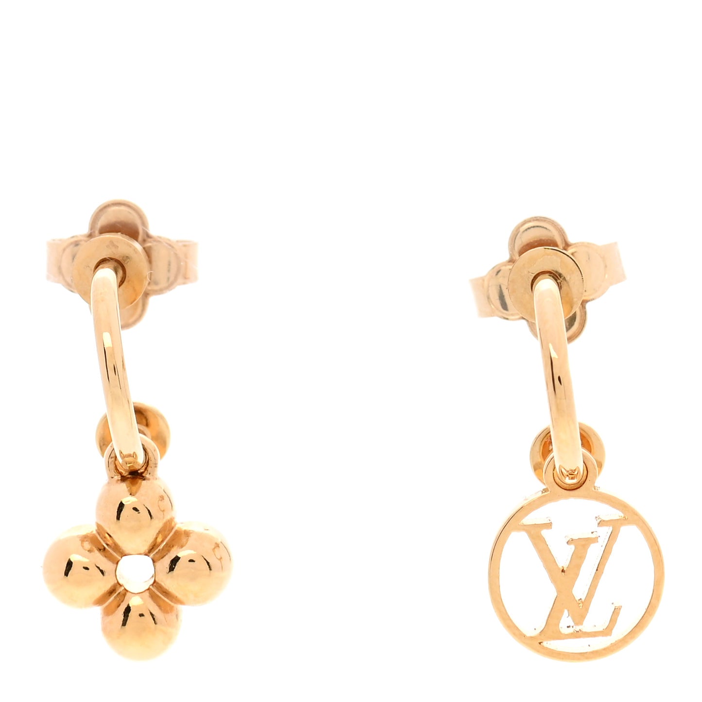 Brass Blooming Earrings Gold