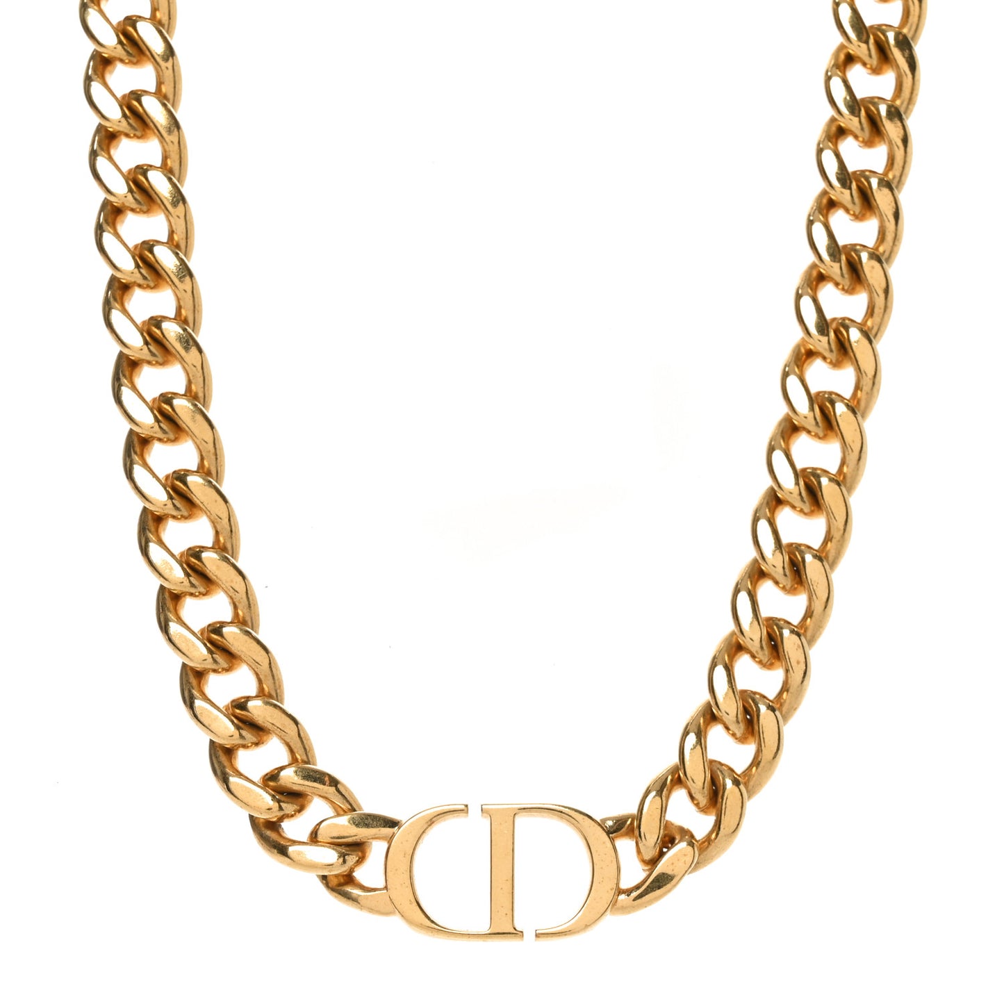 Metal Choker Necklace Gold