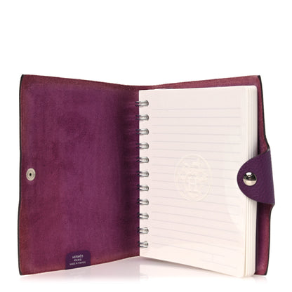 Hermes Togo Ulysse PM Notebook Cover Anemone 5 of 7