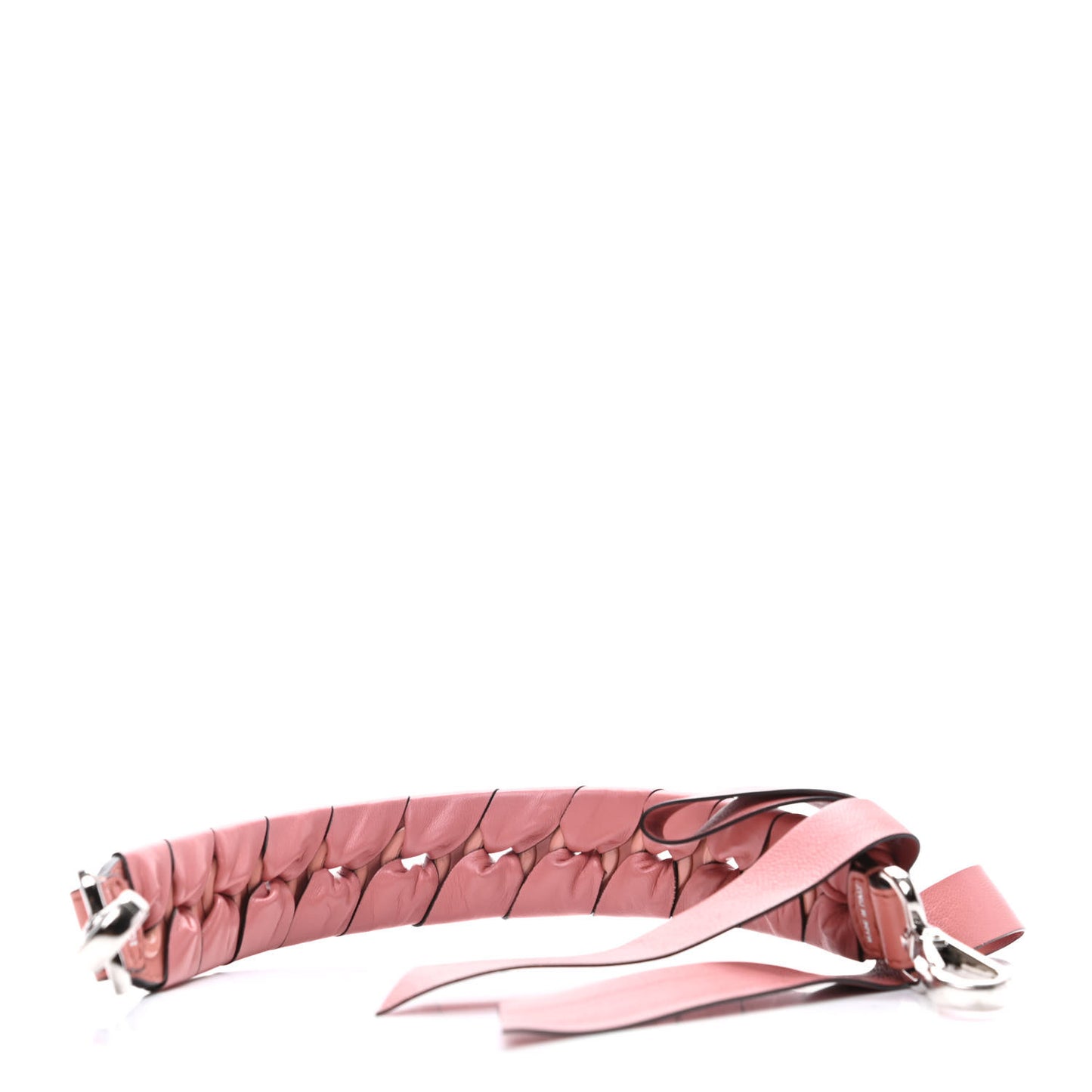 Vitello Liberty Shiny Nappa Lace Up Bow Mini Strap You Macaron