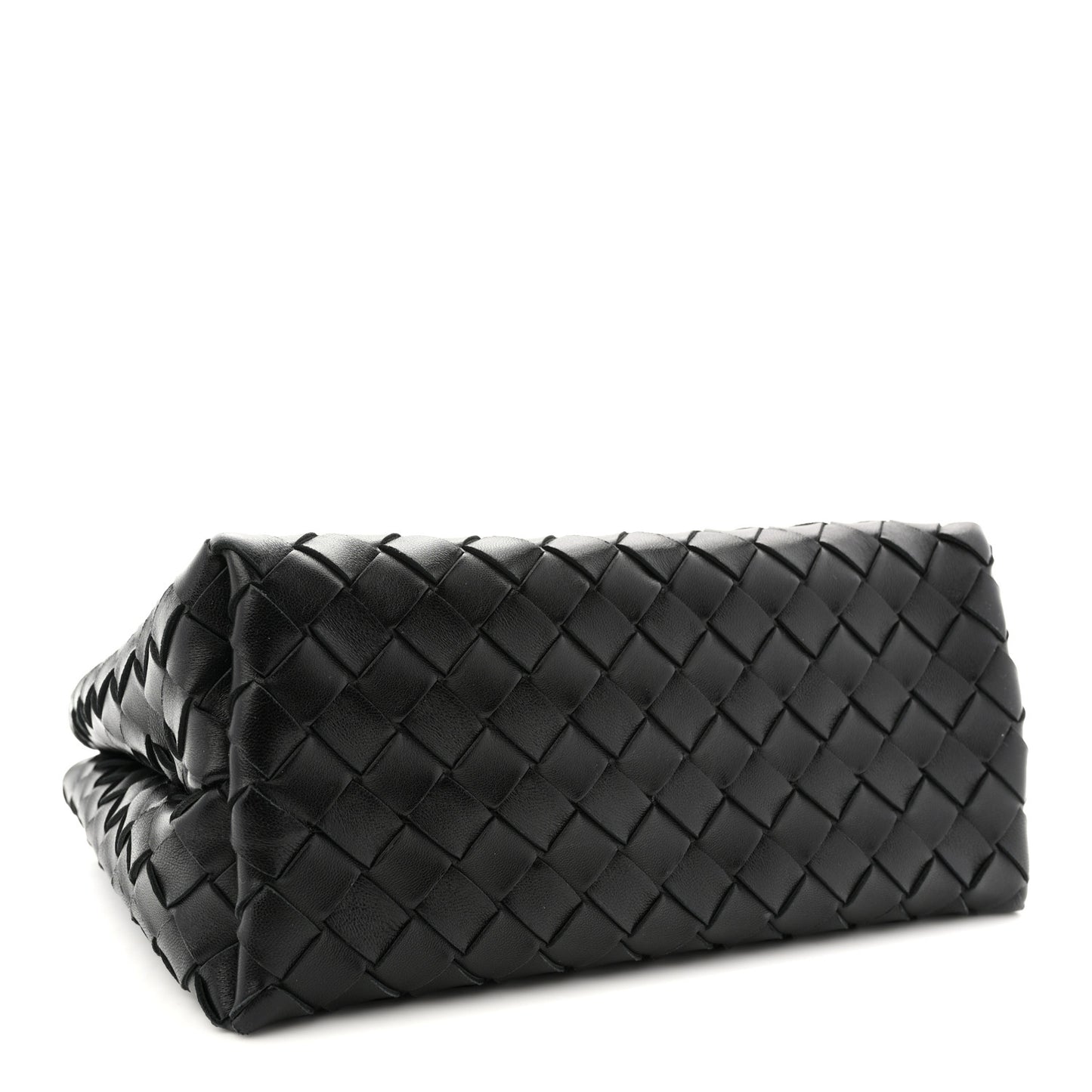 Nappa Intrecciato Small Andiamo Shoulder Bag Black