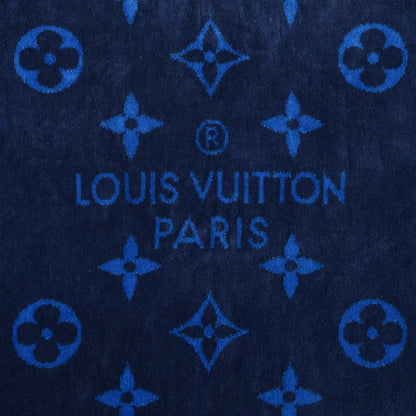 Louis Vuitton Cotton Monogram Beach Towel Blue 3 of 5