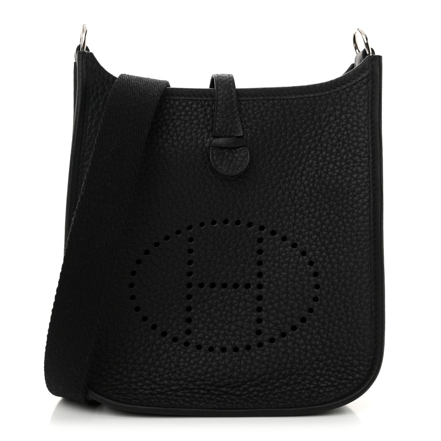 Hermes Taurillon Clemence Evelyne TPM Black 1 of 11