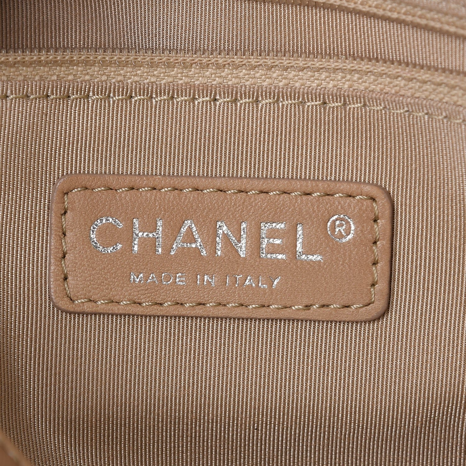 Chanel Caviar Quilted Expandable Zip Shoulder Bag Ivory 6 of 12