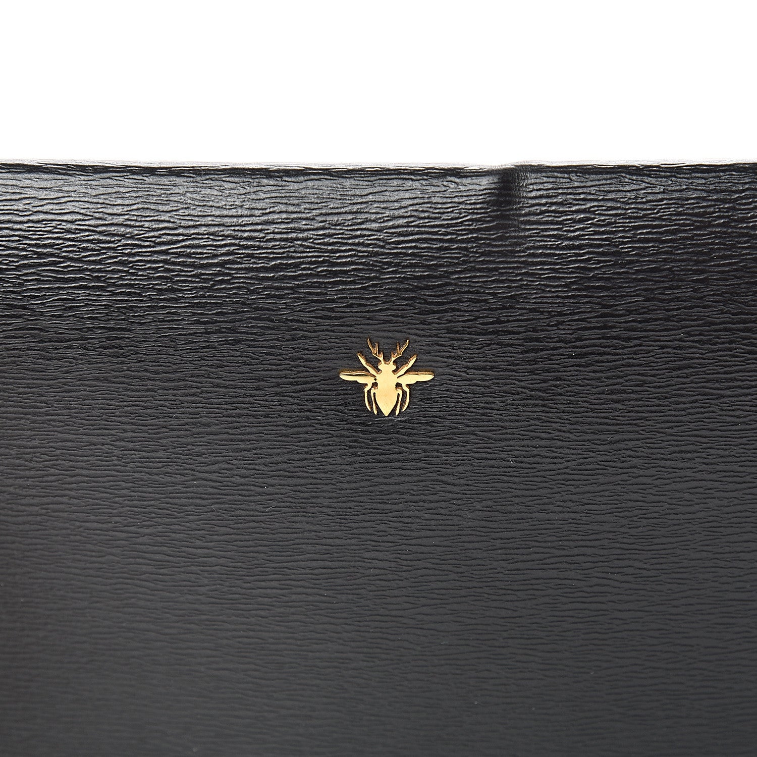 Christian Dior Calfskin Bee Pouch Black 10 of 10