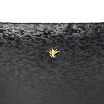 Christian Dior Calfskin Bee Pouch Black 10 of 10
