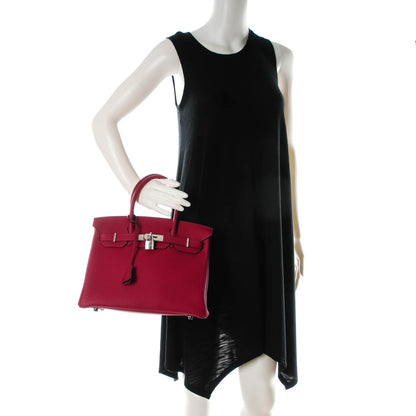Hermes Togo Birkin 30 Rouge Grenat 12 of 24